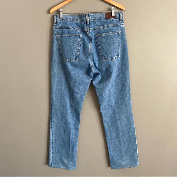 L.L. Bean Mens Light Wash Standard Fit Straight Leg Denim Jeans Size 33x30 - Picture 2 of 7